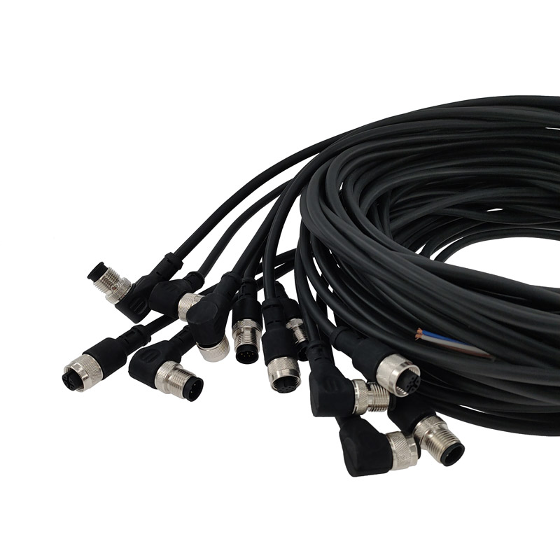  M12 Aviator Connector Custom Keyboard Cable Custom Aviation Cable