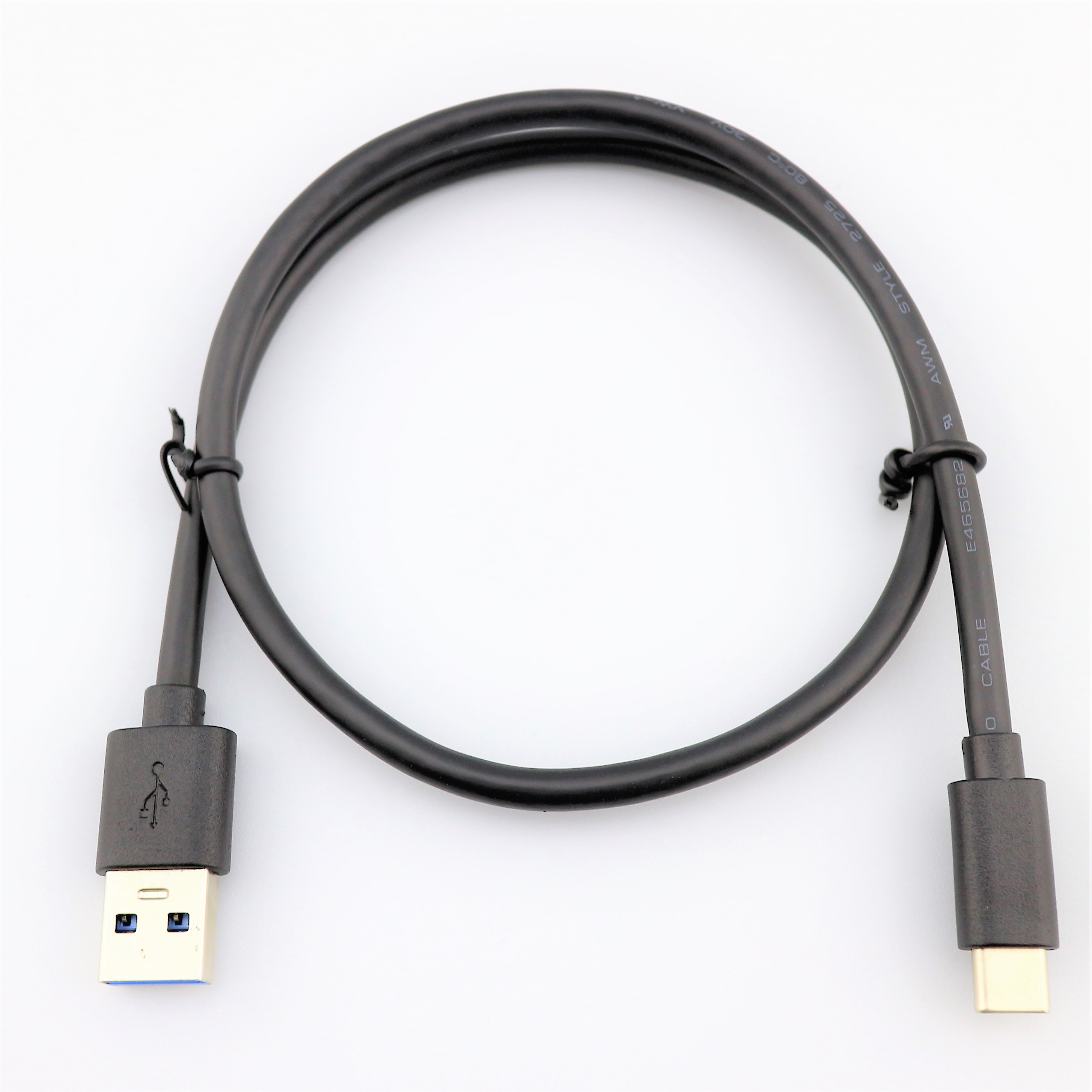 USB3.0 AM-TYPE-C M TD small mold cable