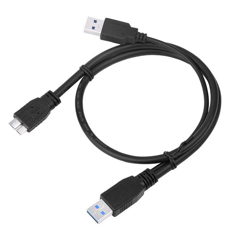 USB3.0 AM TO MICRO PLUS AM POWER SUPPLY REINFORCEMENT CABLE, TURNING CABLE, DOUBLE END CABLE